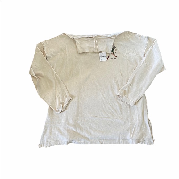 ❗️SOLD ❗️Free People Turtle Neck Sweater with Graphics - Picture 5 of 16